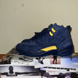 Jordan 12 Michigan 