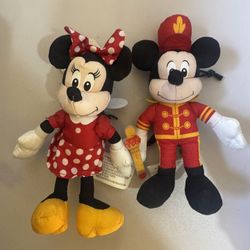 Minnie Mouse/Mickey Mouse Keychain 