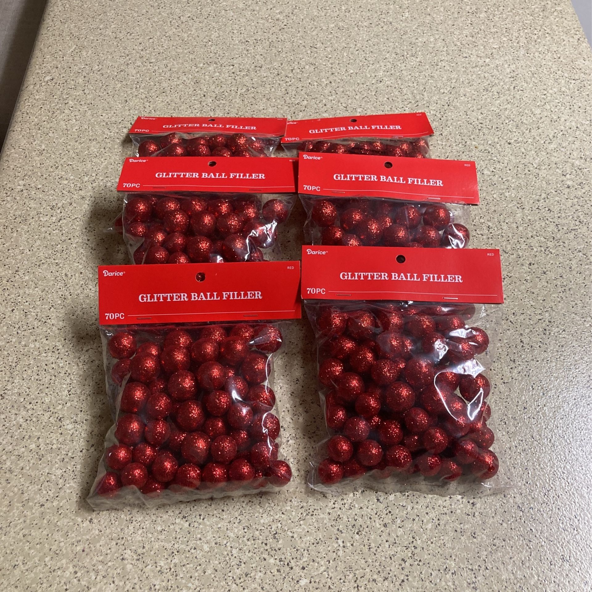 70 pc Glitter Back Filler