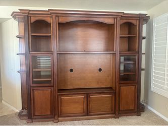 Semi custom built in entertainment center
