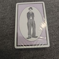 Charlie Chaplin Playing Cards
