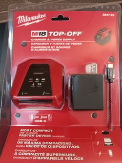Milwaukee m18 faster Device charging