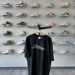 Brand New Supreme Script Tee Black Size XL