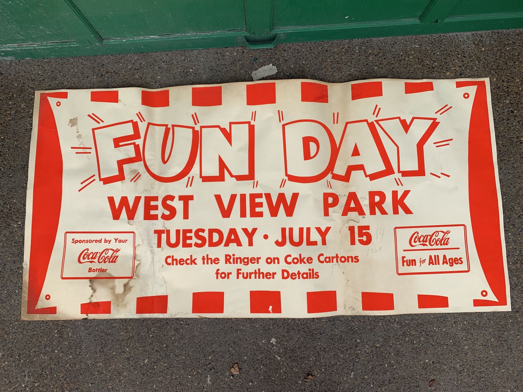 West View Park - 1960’s Advertisement for “ Fun Day” - $150 