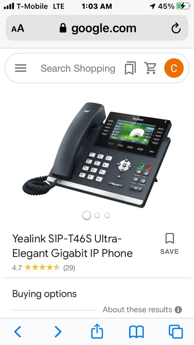 Yealink Internet Phone