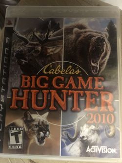 Hunter 2010 Ps3 game