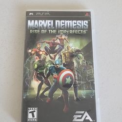 Marvel Nemesis Rise of The Imperfects Sony PSP PlayStation Portable Video Game CIB