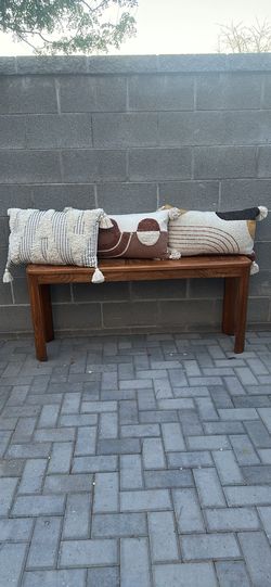 $35 each-awesome rectangle boho throw/accent pillows