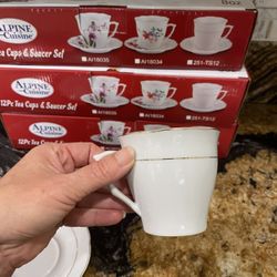 Tea Cups With Saucer