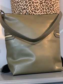 Green leather purse $30.00