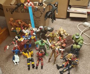 53 collectible marvel action figures