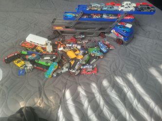 Hot wheels cars with track