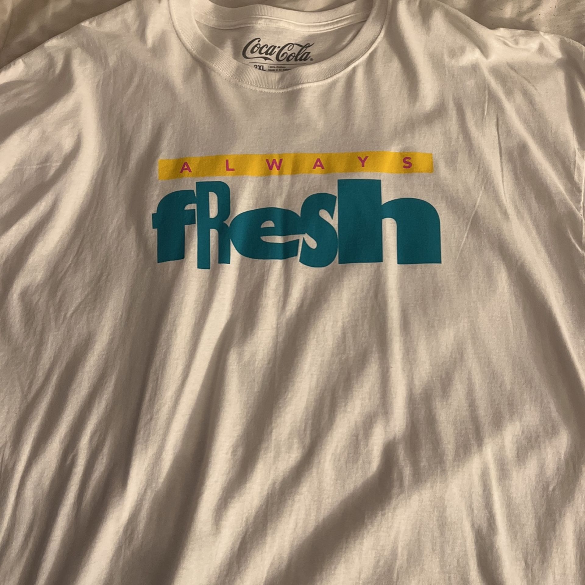 Coca Cola Always Fresh Shirt Size 2X