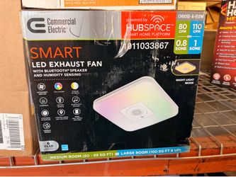 New bathroom exhaust fan