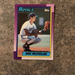 Mike Macfarlane 1989 Baseball Card 