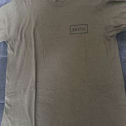 Brixton T Shirt - Brown - Men’s Large 