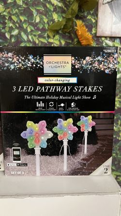 3 Led Pathway Stakes 