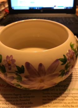 Floral bowl