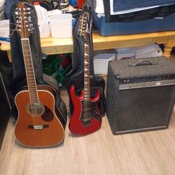 2 Guitars And A Amplifier 