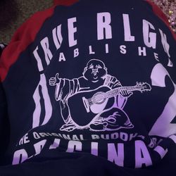 True Religion zip up