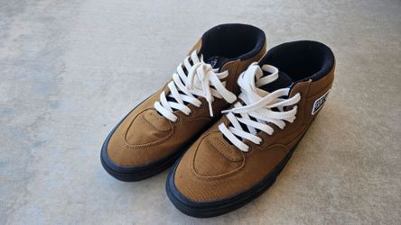Vans Skate Half Cab Duck Canvas Shoes brown colorway