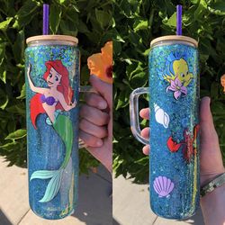 New Glass The Little Mermaid Cup