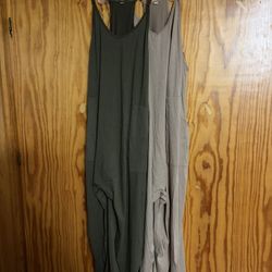 Two Baggy Rompers Size S