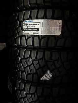 35x12.50R18 Toyo open country r/t pro