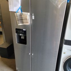 🚨 New Whirlpool - 24.6 Cu. Ft. Side-by-Side Refrigerator - Stainless Steel WRS325SDHZ