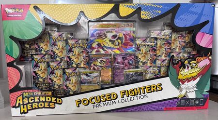 Pokémon Mega Evolution Ascended Heroes Focused Fighters Premium Collection
