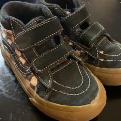 Checker Little Kids Vans