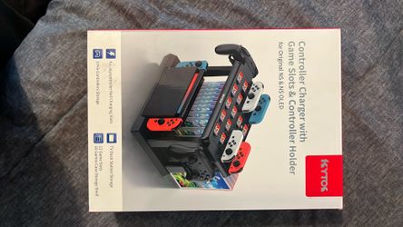 Controller Charger With Game Slots And Controller Holder