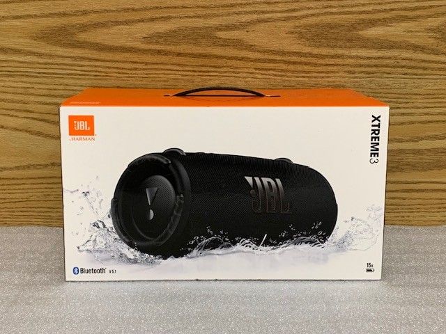 JBL Xtreme 3 Portable Bluetooth Speaker - Black