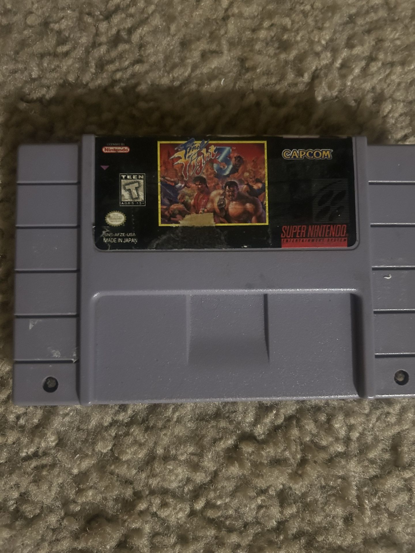 Super Nintendo Final Fight 3