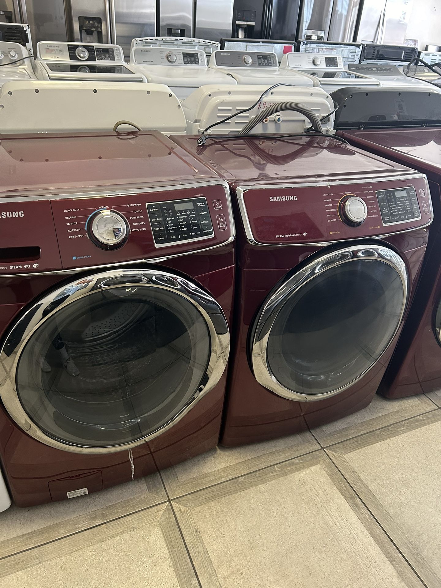 Samsung Washer And Gas Dryer Set