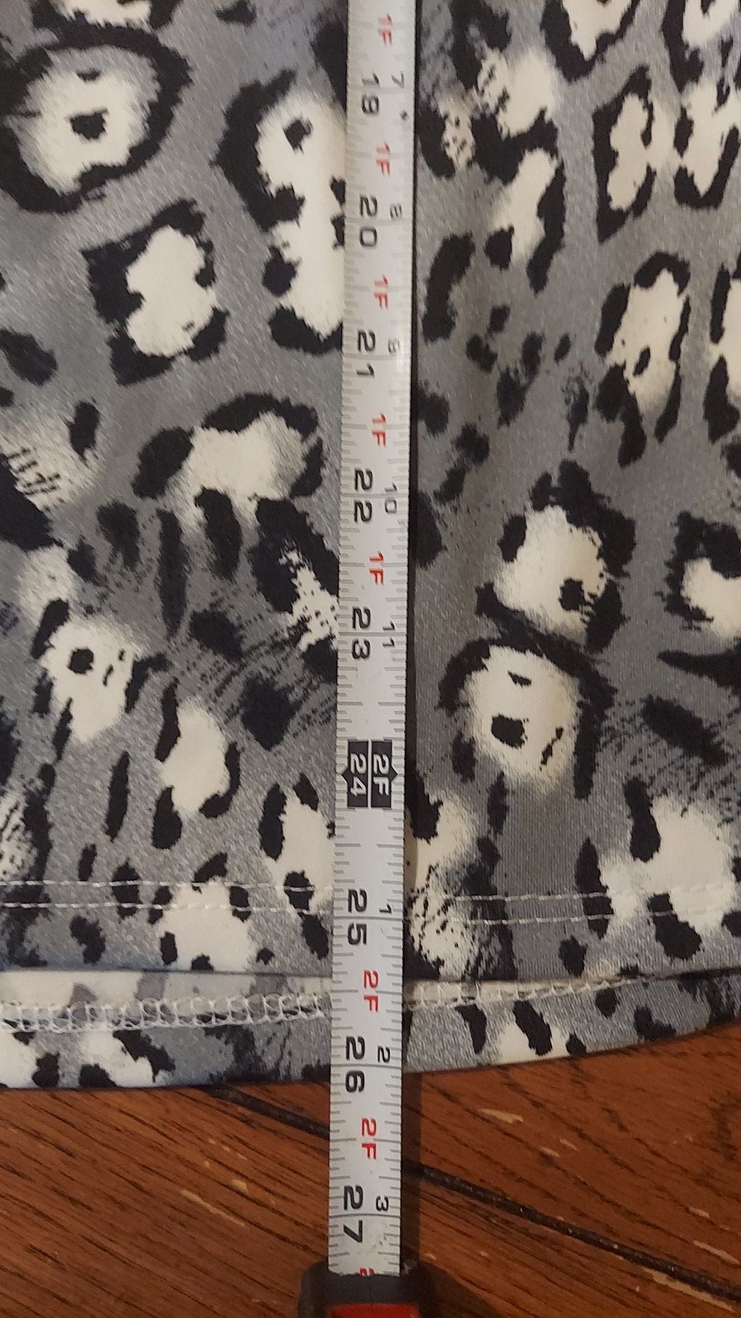 New tags Ashley Stewart gray leopard print tank top