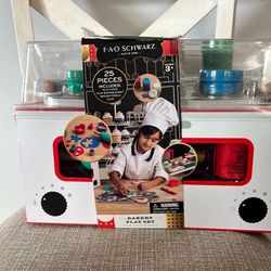 FAO Schwarz Make-Believe Bakery Oven Cookie Decorating Clay Play Set: 21- Piece Toy Kitchens & Play Food Set for Creativity