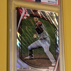 SHOHEI OHTANI LAVA PARALLEL POP 2 PSA 10