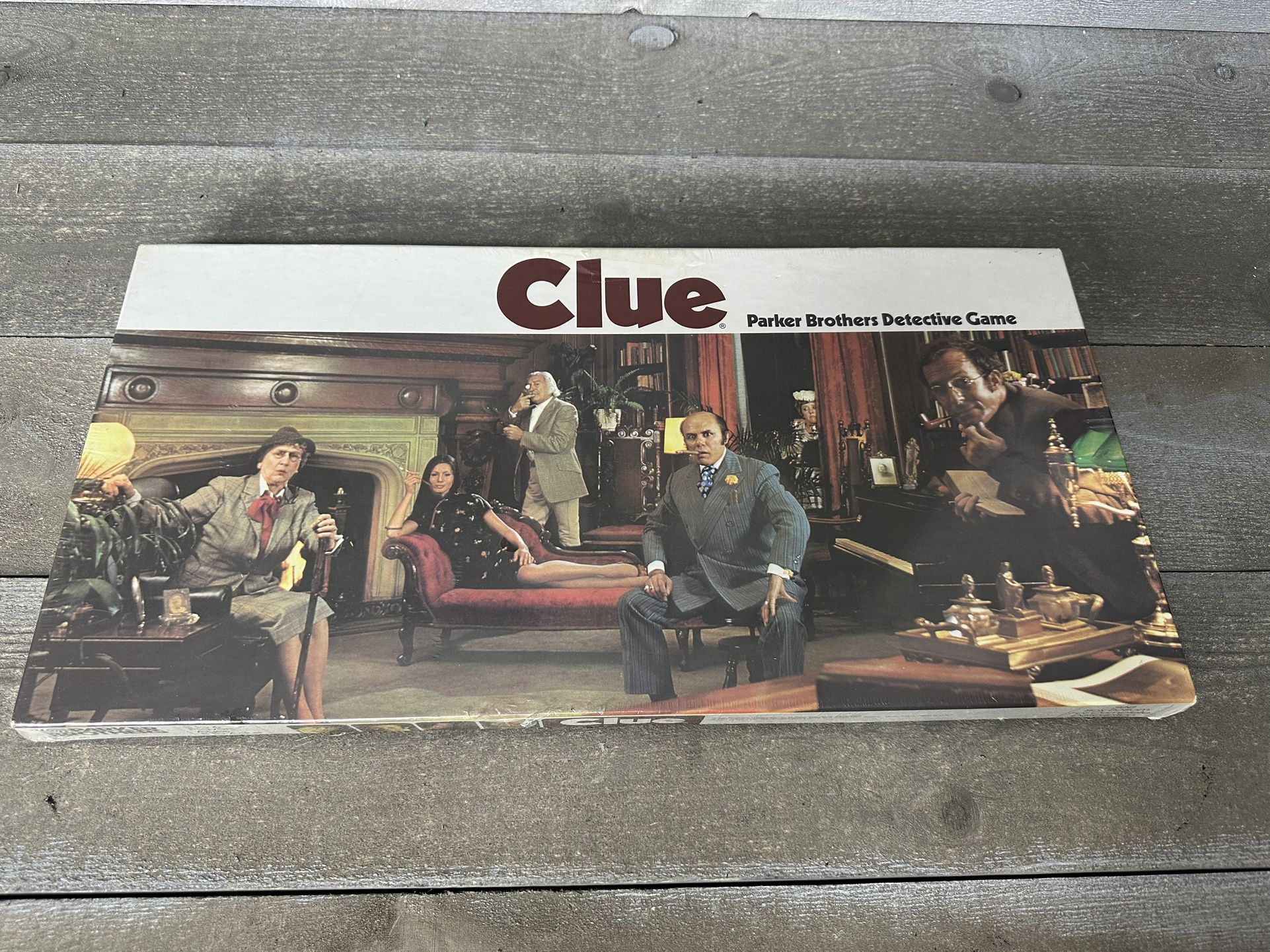 Vintage Clue Board Game Parker Brothers Factory Sealed 1972 Detective Game