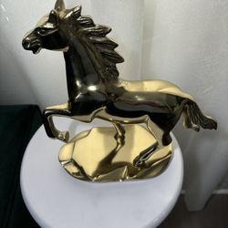 Gold Horse Statue 