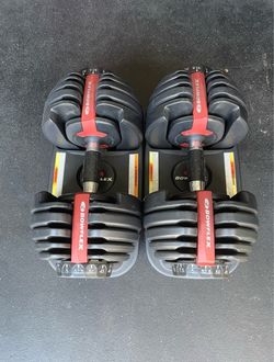 BowFlex SelectTech 552 Adjustable Dumbbells… Home Gym Fitness…. $250 Price Is Firm!!!