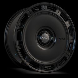 22x9 +35 / 22x10.5 +40 • 5x112 • AZAD AZV05 GLOSS BLACK WHEELS