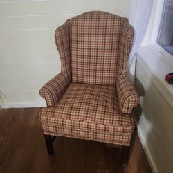 Two Identical Wingback Chairs