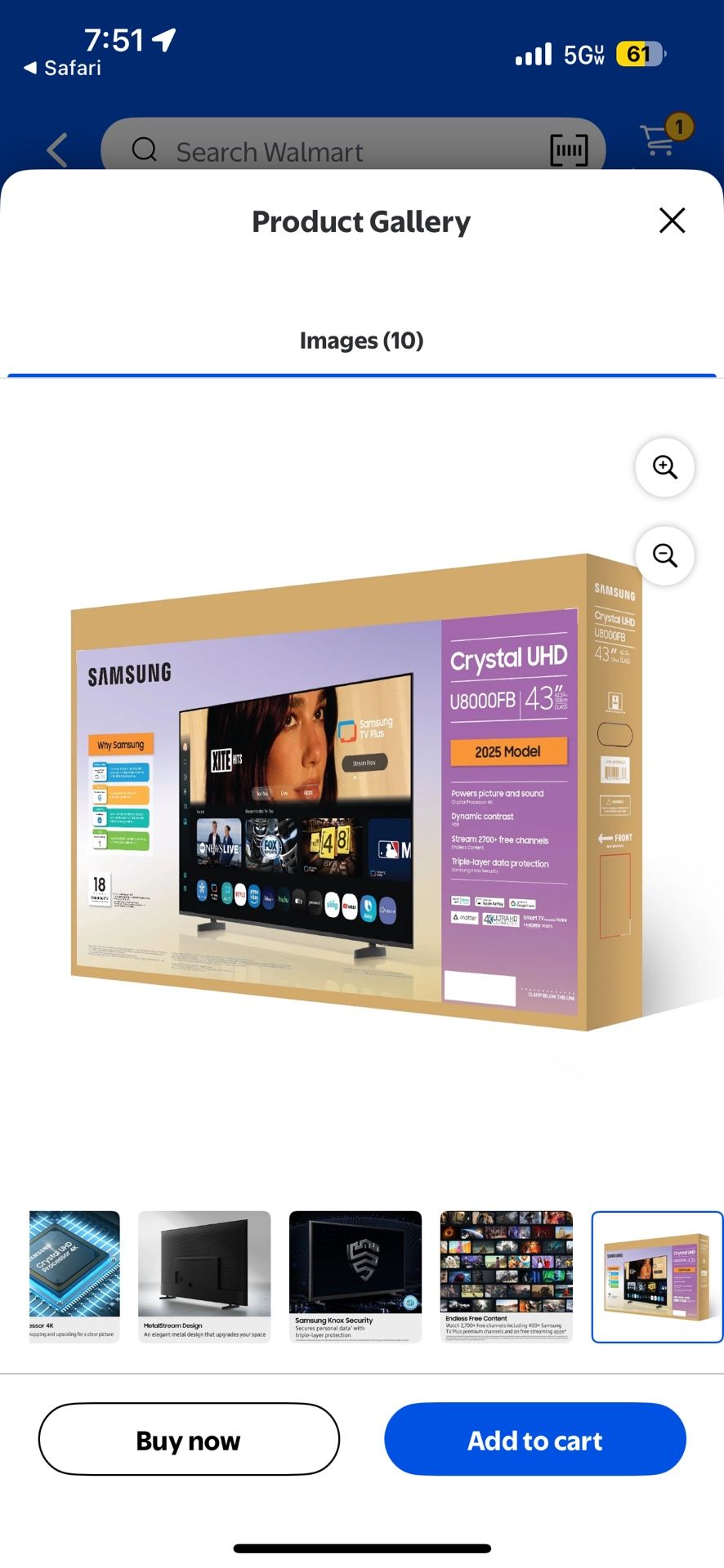 Samsung 2025 Crystal UHD