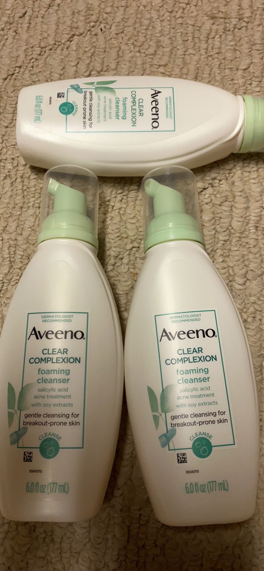 Aveeno Clear complexion foaming cleanser