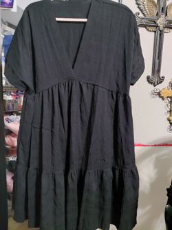 New very cute size 1x Shein Dress color black $10
