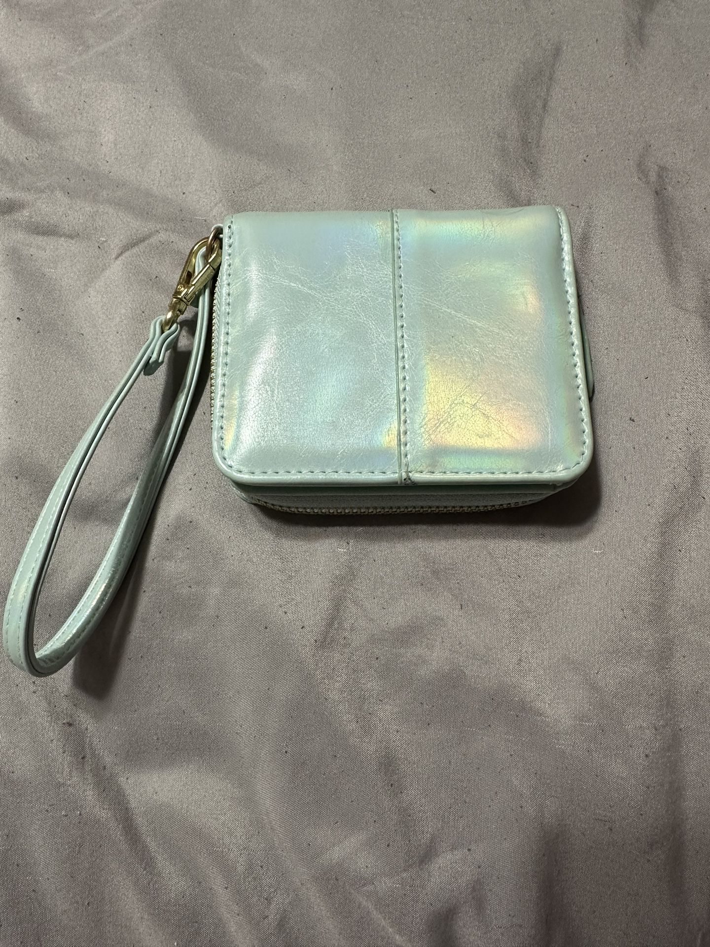 Small Blue Wallet 