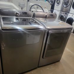♨️♨️SAMSUNG SET STEAM WASHER END ELECTRIC DRYER ULTRA CAPACIDAD ➡️ 