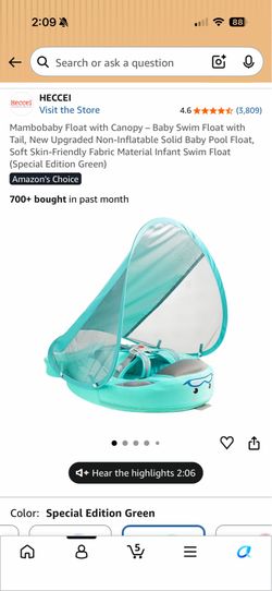 Mambobaby infant pool floaty