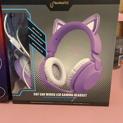 LED Bluetooth Cat Ear Headphones
